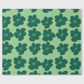 Green Hippie Cadeaupapier (Vlak)