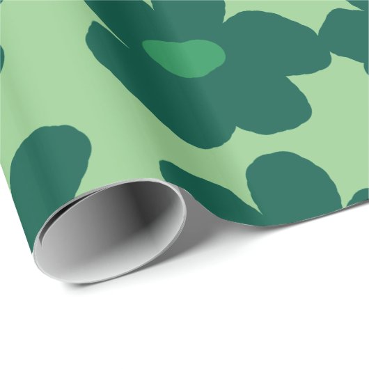 Green Hippie Cadeaupapier (Rol Hoek)