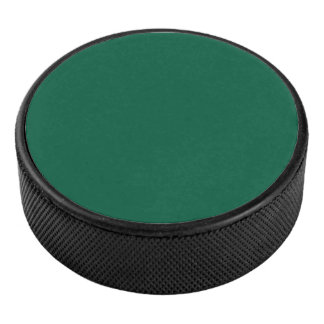 Green Hockey Puck