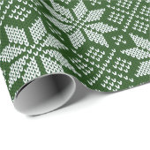Green Holiday Sweater Cadeaupapier (Rol Hoek)