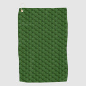 Green Holly Leaf Golfhanddoek (Voorkant)