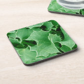 Green Holly Sluiten Set van Kork Onderzetters (Linkerzijde)
