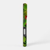 Green Holly with Red Berries Phone Case iPhone 16 Hoesje (Rechterkant)