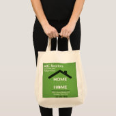 Green Home Sweet Home Grocery Tote Tote Bag (Voorkant (product))