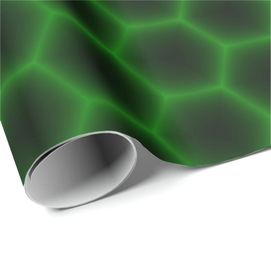 Green Honeycomb Cadeaupapier (Rol Hoek)