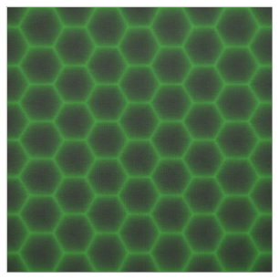 Green Honeycomb Stof