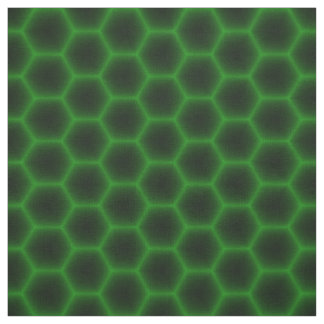 Green Honeycomb Stof