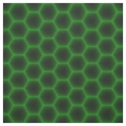 Green Honeycomb Stof (Swatch)