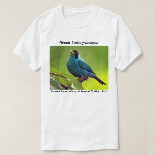 Green Honeycreeper T-shirt (Design voorkant)