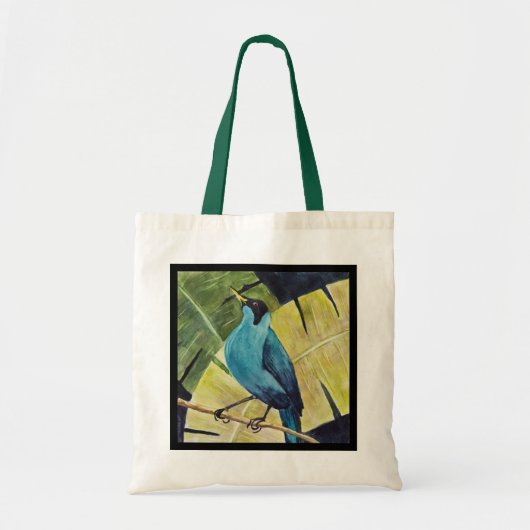 Green Honeycreeper Tote Bag (Voorkant)