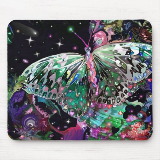 Green Hope Butterfly Muismat (Voorkant)