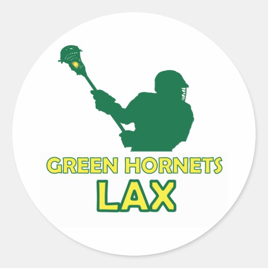 Green Hornets Shot 2 Ronde Sticker (Voorkant)