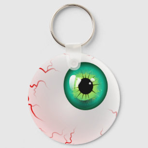Green Horror Eye ball Sleutelhanger