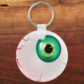 Green Horror Eye ball Sleutelhanger (Voorkant)