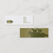 Green Horse - Skinny Mini Visitekaartje (Voorkant / Achterkant)