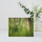 Green Horsetail-foto Feestdagenkaart (Staand voorkant)