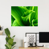 Green Hosta Poster (Thuiskantoor)