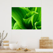 Green Hosta Poster (Keuken)