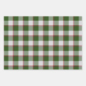 Green House and Mischka Gray Plaid Inpakpapier Vel (Voorkant 2)