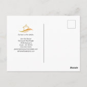 Green House For Sale Real Estate Listing Briefkaart (Achterkant)