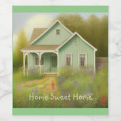 Green House Housewarming Wijn Etiket (Enkel label)