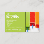 Green House Interior Wall Painting Service Visitekaartje (Voorkant)