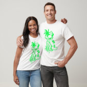 Green Hula Girl T-Shirt (Unisex)