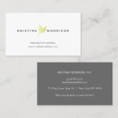 Green Hummingbird Logo Naturopaths, Gezondheidszor Visitekaartje (Voorkant / Achterkant)