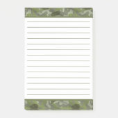 Green Hunter Militaire Camo Camouflage Mannelijk Post-it® Notes (Voorkant)