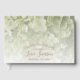 Green Hydrangea Celebration of Life Memorial Gastenboek