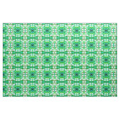 Green Hydrangea Fabric Stof (Yard (91,4 cm))