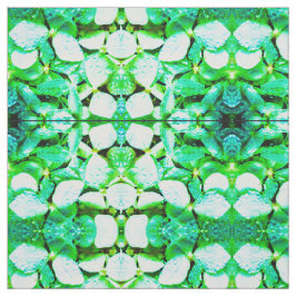 Green Hydrangea Fabric Stof