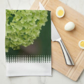 Green Hydrangea Kitchen Towel Theedoek (Quarter Fold)