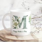 Green Hydrangea Mothers Day Coffee Mug Koffiemok