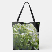 Green Hydrangeas Flowers Tote Bag (Achterkant)