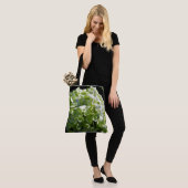 Green Hydrangeas Flowers Tote Bag (Op model)