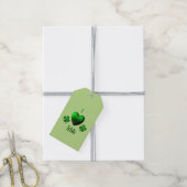 Green I Heart Irish Cadeaulabel (Met Touw)