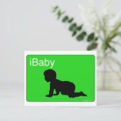 Green iBaby Briefkaart (Staand voorkant)