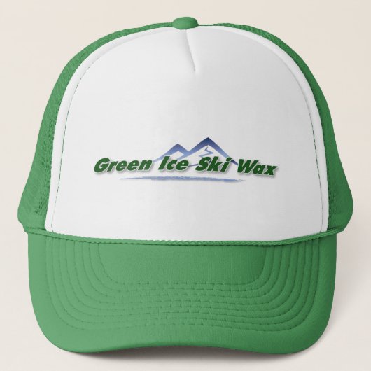 Green Ice Ski Wax Trucker Hat Pet (Voorkant)
