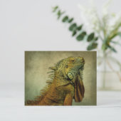 Green Iguana Briefkaart (Staand voorkant)