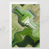 Green Iguana Briefpapier (Voorkant / Achterkant)