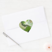 Green Iguana Hart Sticker (Envelop)