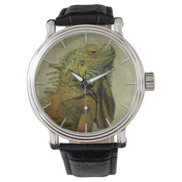 Green Iguana Horloge