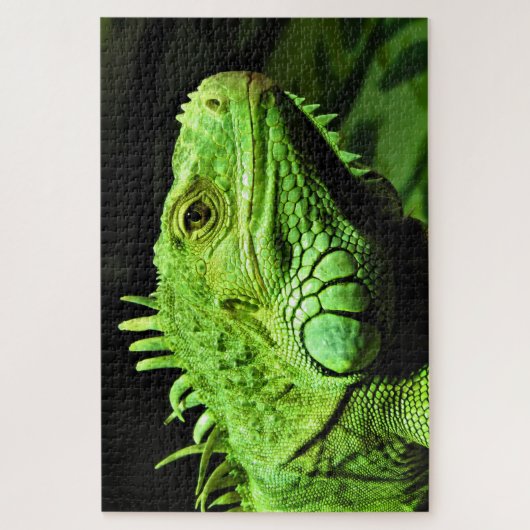 Green Iguana Legpuzzel (Verticaal)