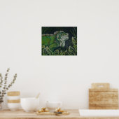 Green Iguana Poster (Keuken)