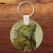 Green Iguana Sleutelhanger (Voorkant)