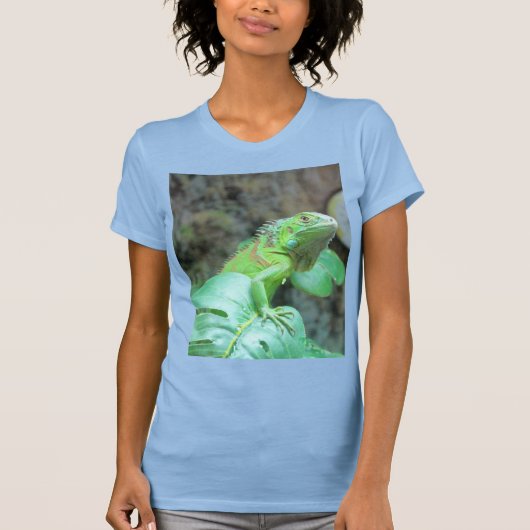 Green iguana T-Shirt (Voorkant)