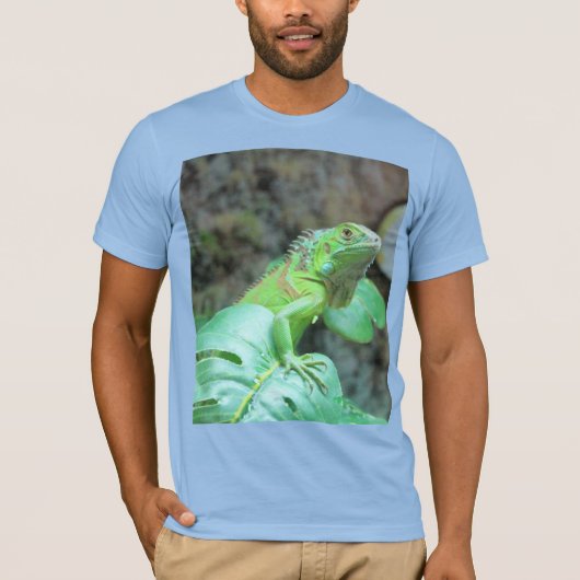 Green iguana T-Shirt (Voorkant)