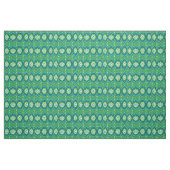 Green Ikat Linen Fabric Stof (Fat Quarter)