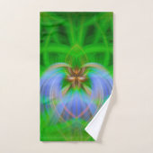 Green Intricacy Bath Towel Set Bad Handdoek (Handdoek)